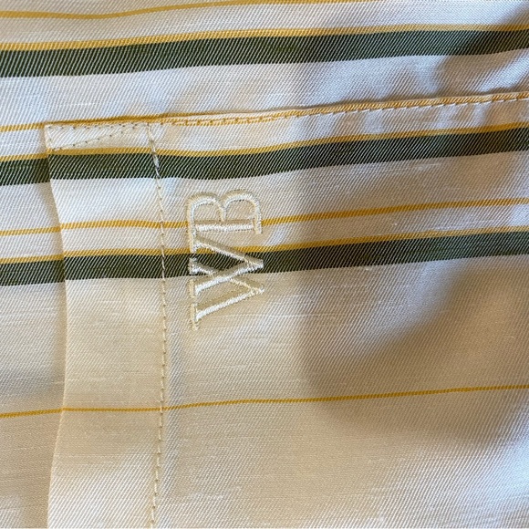 Wales Bonner button up, never worn bought too small, beige with colored stripes - Picture 7 of 7